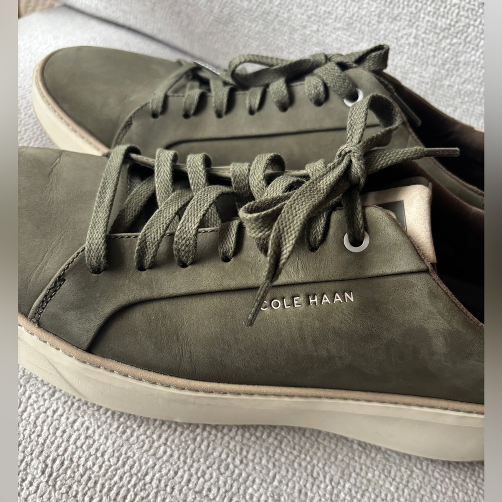Cole Haan GrandPrø Topspin Sneakers Men 11M Dusty Olive Shoes C41680 Like New - Picture 6 of 8